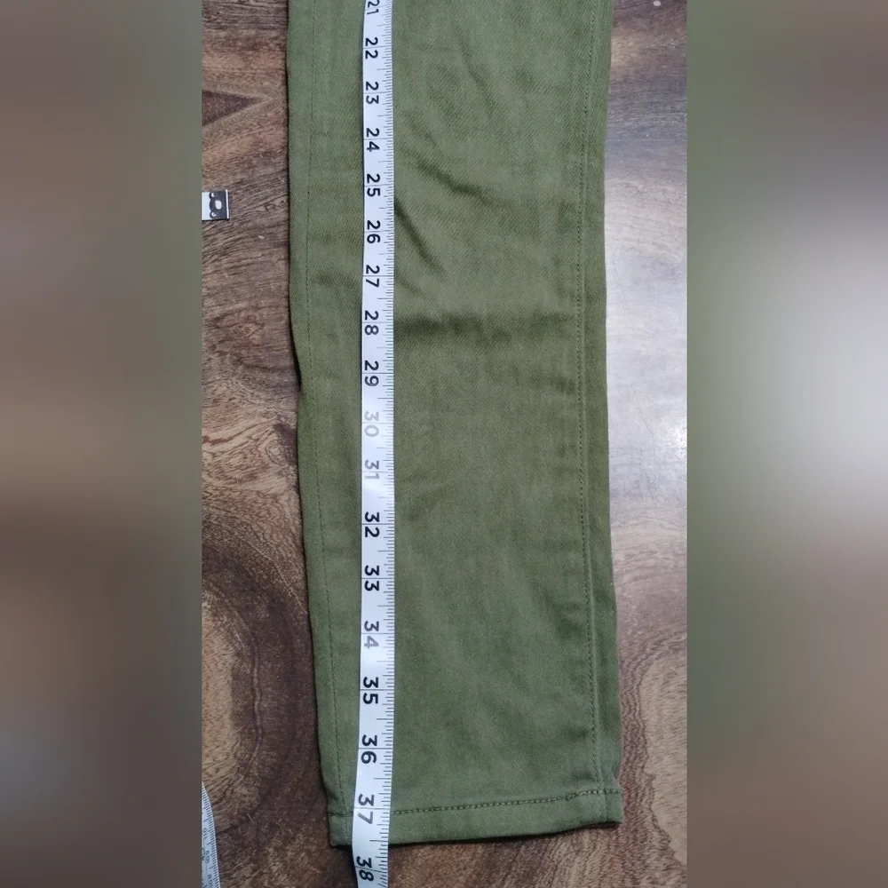 Michael Kors Women's Low Rise Skinny Leg Jeans Green Size(4)